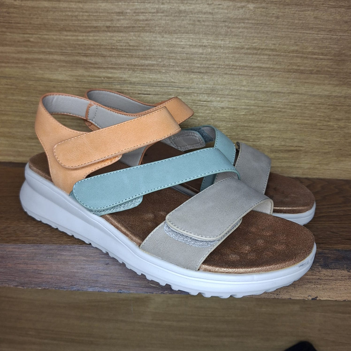 Sandalo con stretch CC Resort Pershing Taupe Orange