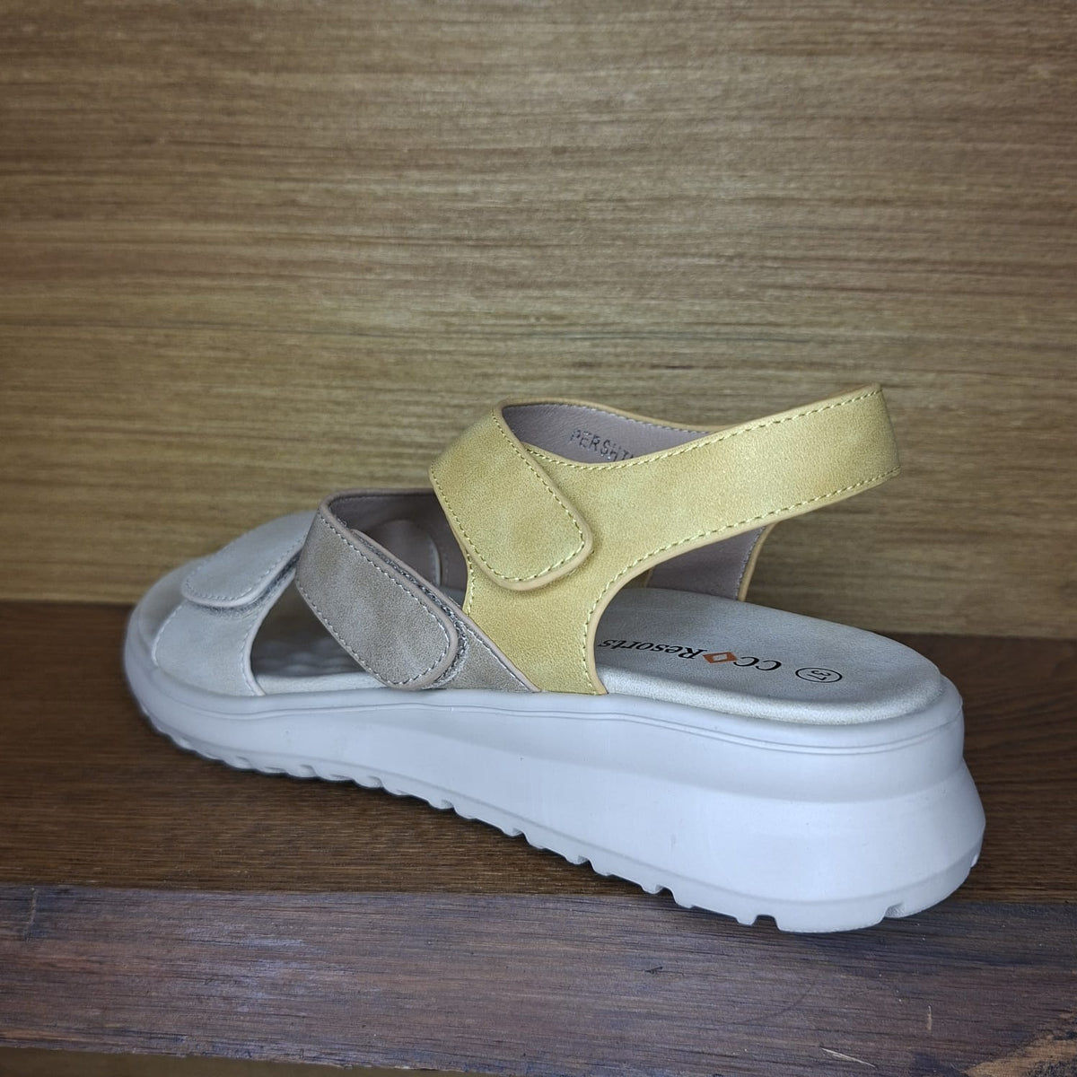 Sandalo con stretch CC Resort Pershing Beige Mustard