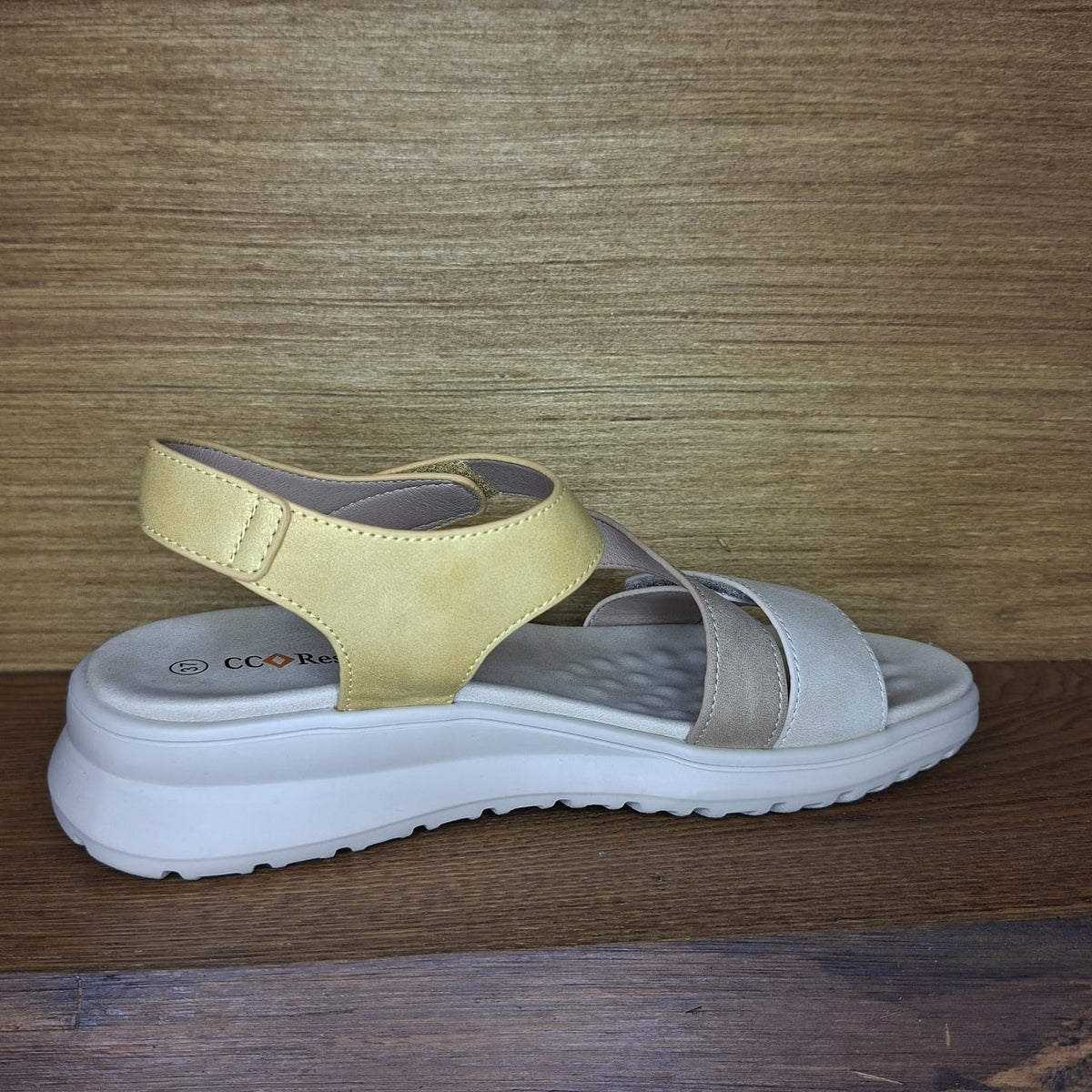 Sandalo con stretch CC Resort Pershing Beige Mustard