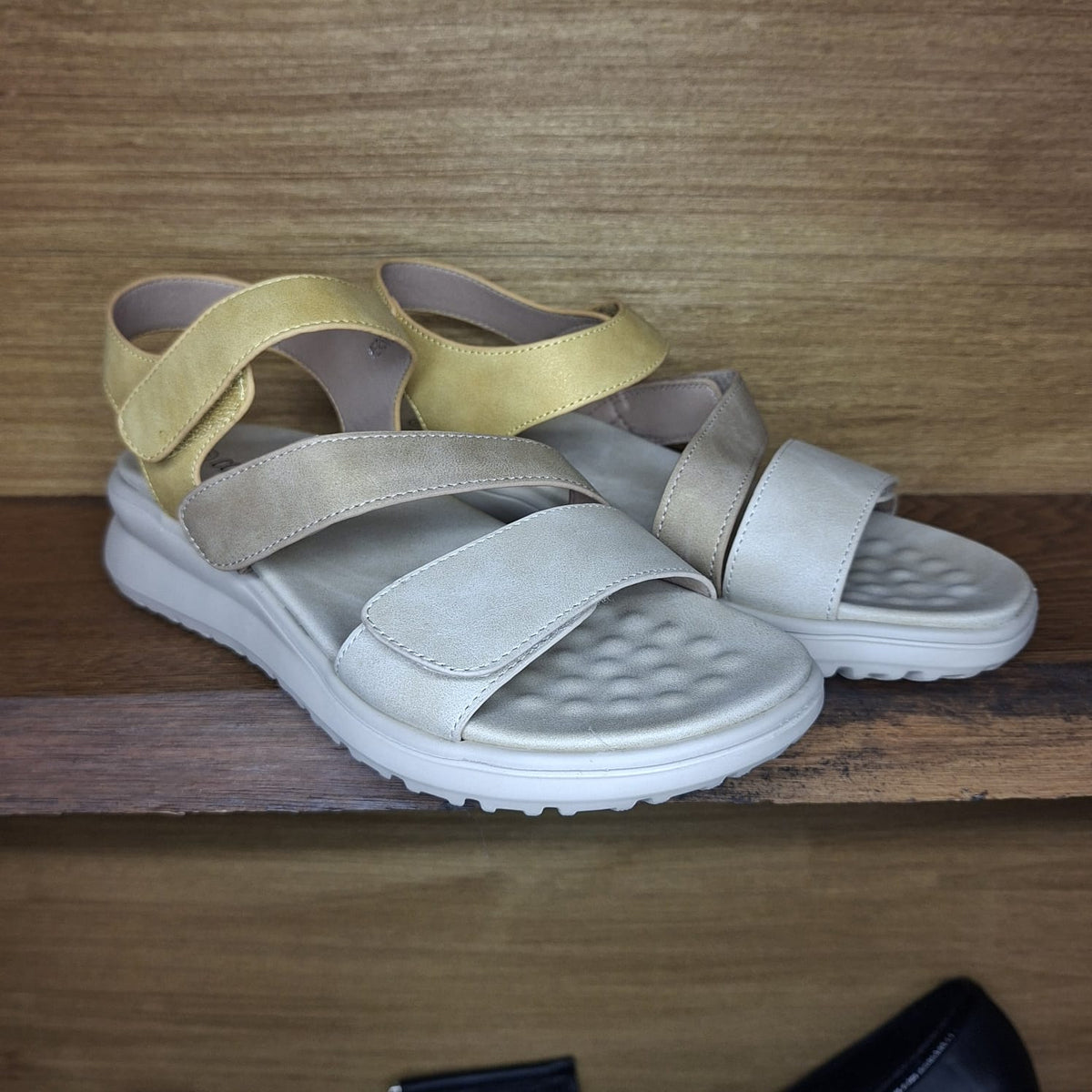Sandalo con stretch CC Resort Pershing Beige Mustard