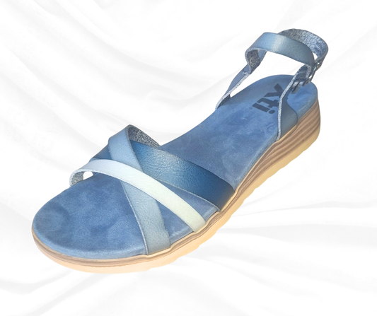 Sandalo Xti comodo con cinturino numero 40 ccolore azzurro