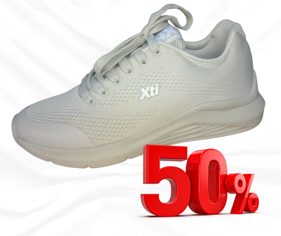 Sneaker XTI beige con lacci