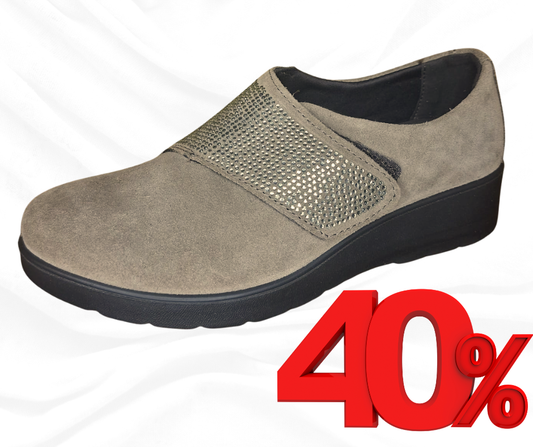 Scarpa con stretch Enval Soft 67616 FANGO