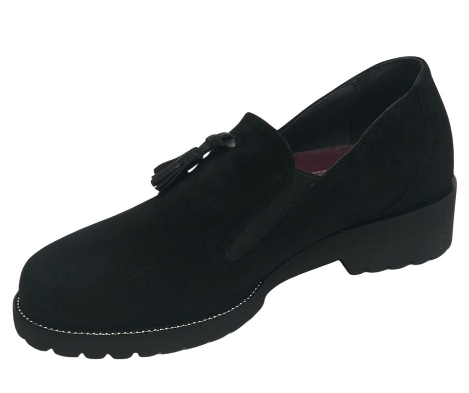 MARAL B029 NERO scarpa accollata molto comoda predisposta per plantari