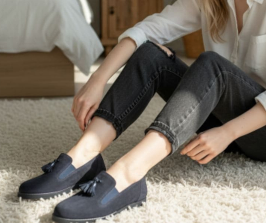 TOMASI ELITE ROSETTA BLU scarpa molto comoda accollata predisposta per plantari