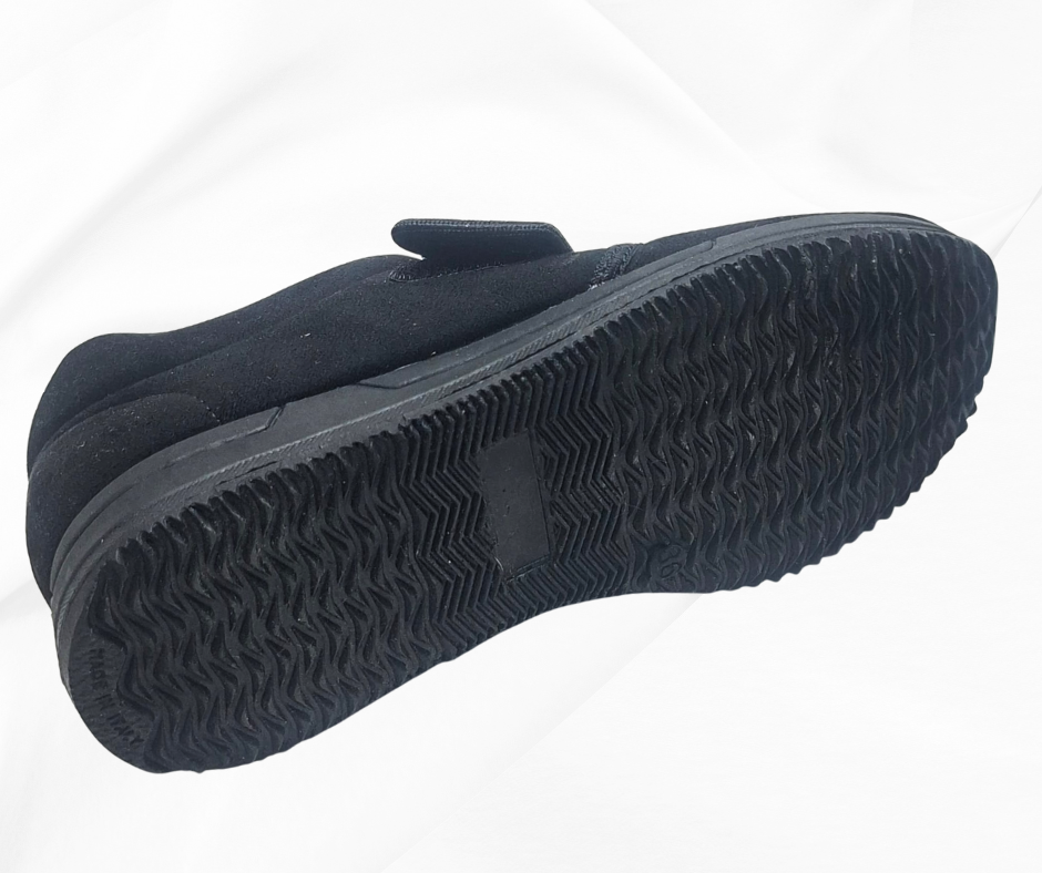 LOREnN 88586 NERO scarpa in tessuto elasticizzato con stretch