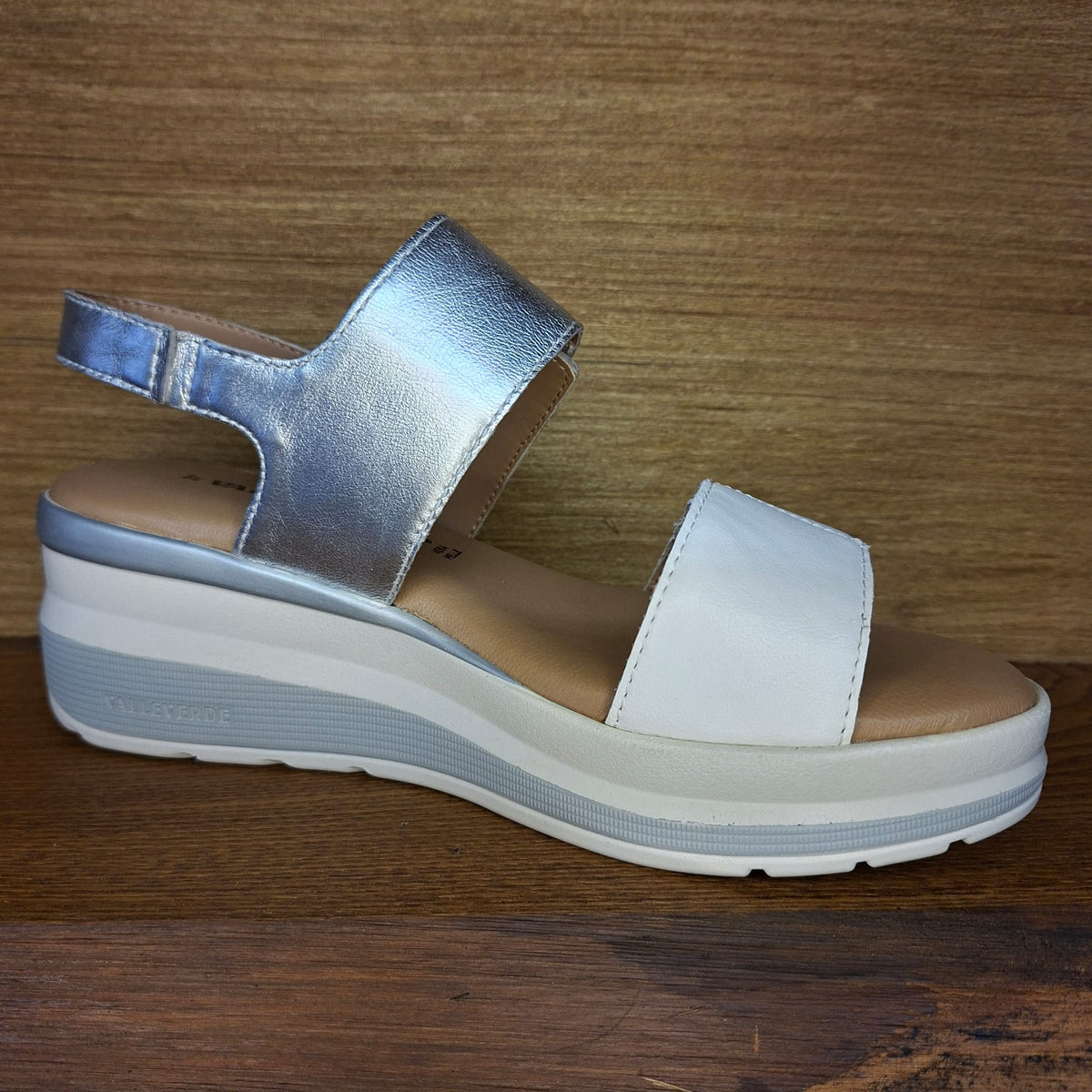 Sandalo comodo Valleverde VGI322W bianco