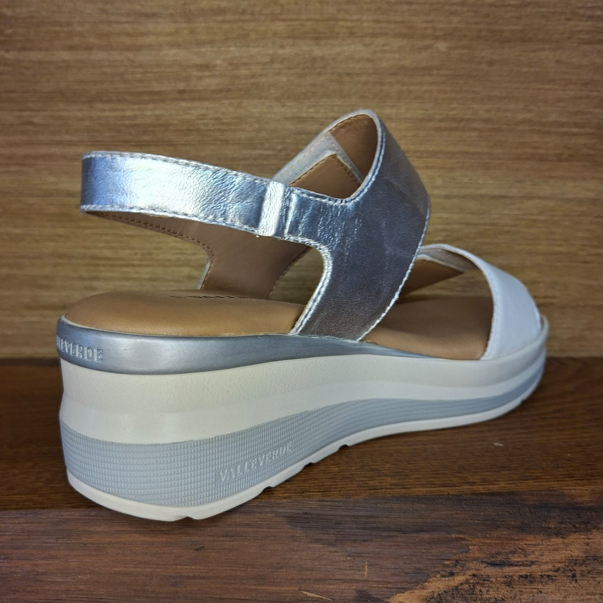 Sandalo comodo Valleverde VGI322W bianco
