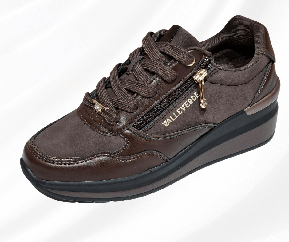Scarpa donna con lacci VVCA521R brown