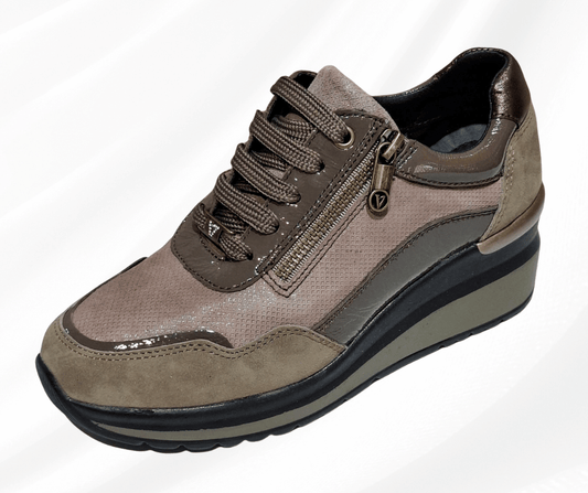 Scarpa donna con lacci VVCW554W visone