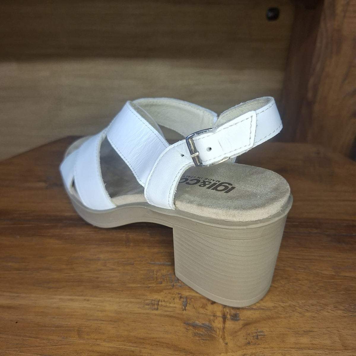 Sandalo IGI&CO con tacco 56762 BIANCO