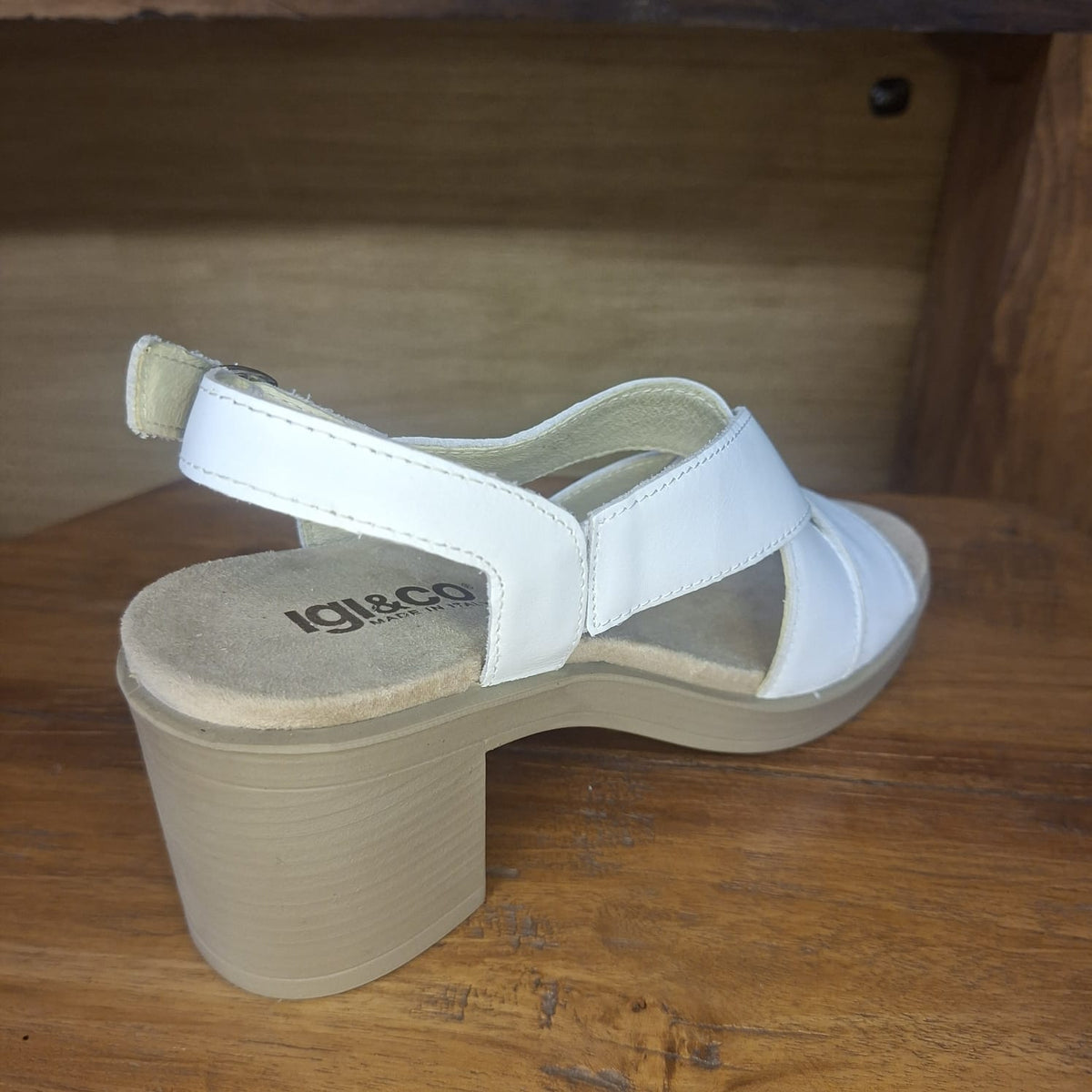 Sandalo IGI&CO con tacco 56762 BIANCO