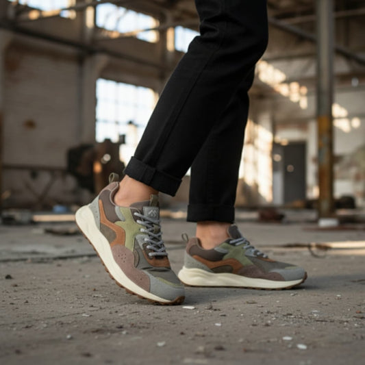 Gold&Gold GB1000 verde sneaker donna con lacci