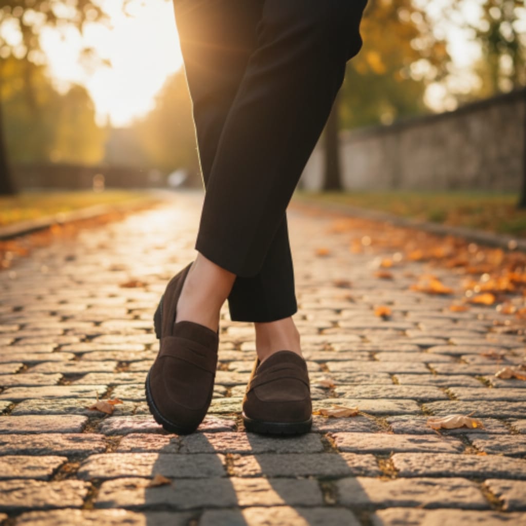 MARAL B012 CAMOSCIO MARRONE mocassino comodo predisposto per plantari