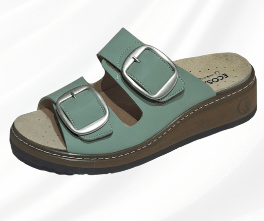 Ciabatta predisposta per plantari ECOSANIT COMFORT menta
