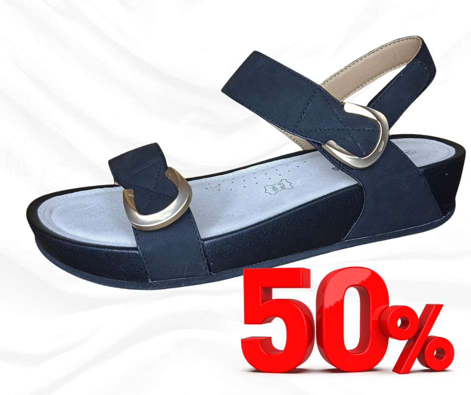 Sandalo molto comodo con triplo stretch CC Resort Finnegan Black