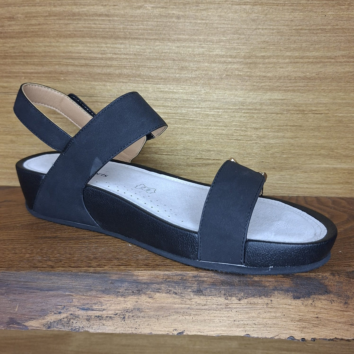 Sandalo molto comodo con triplo stretch CC Resort Finnegan Black