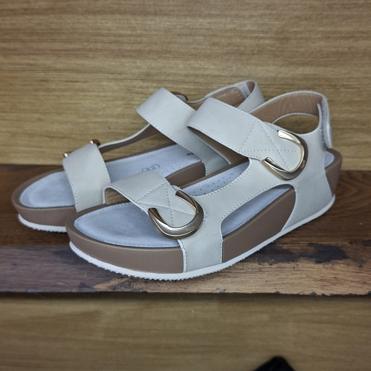 Sandalo comoda donna CC Resort FRASER beige