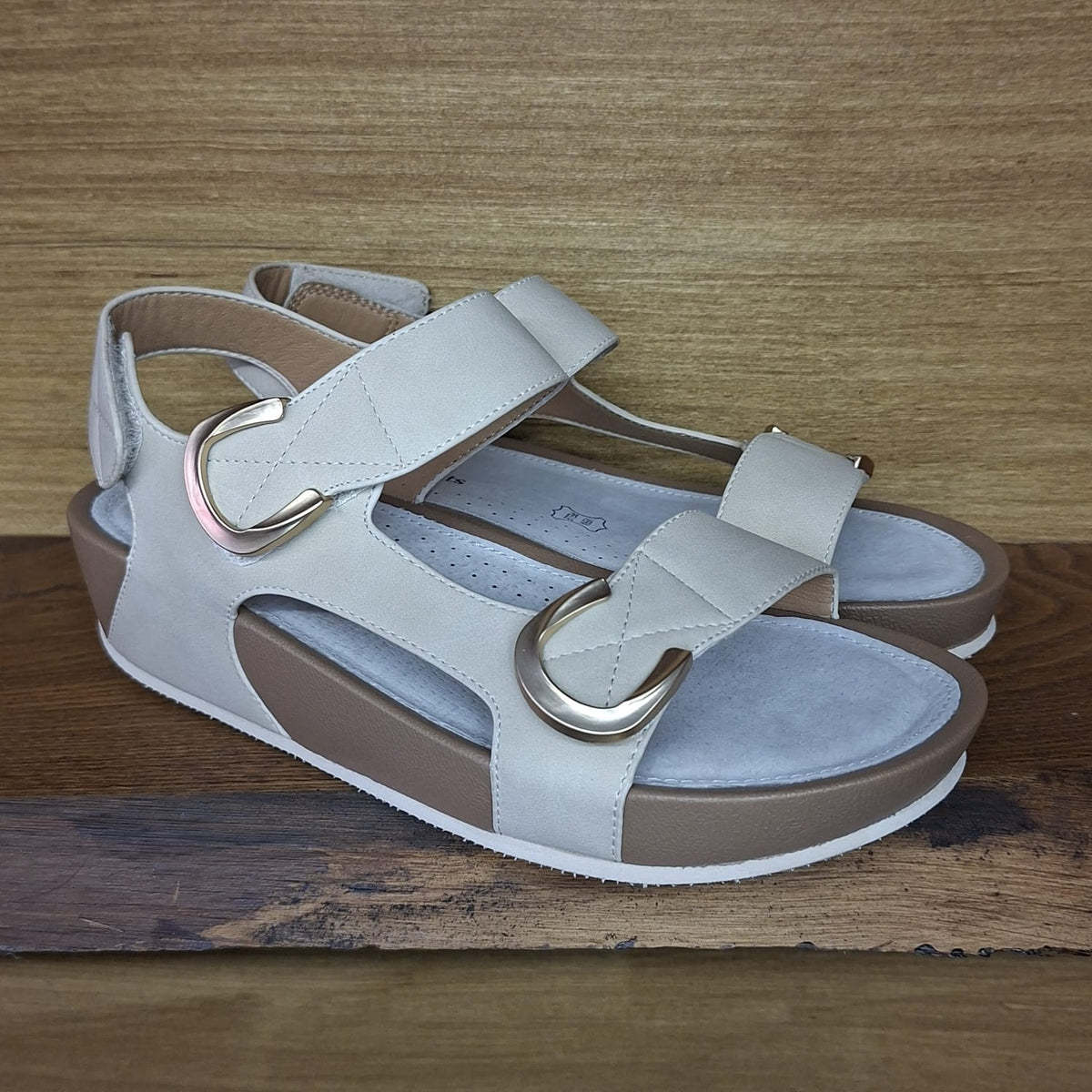 Sandalo comoda donna CC Resort FRASER beige