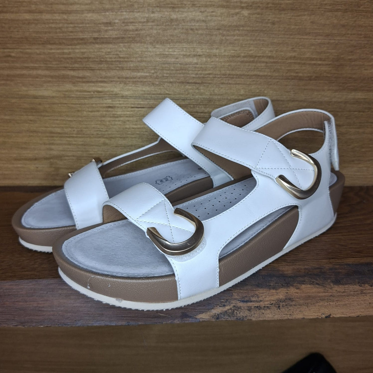 Sandalo comoda donna CC Resort FRASER white