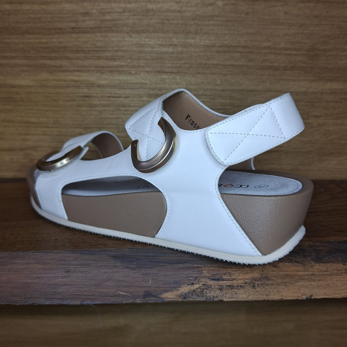 Sandalo comoda donna CC Resort FRASER white