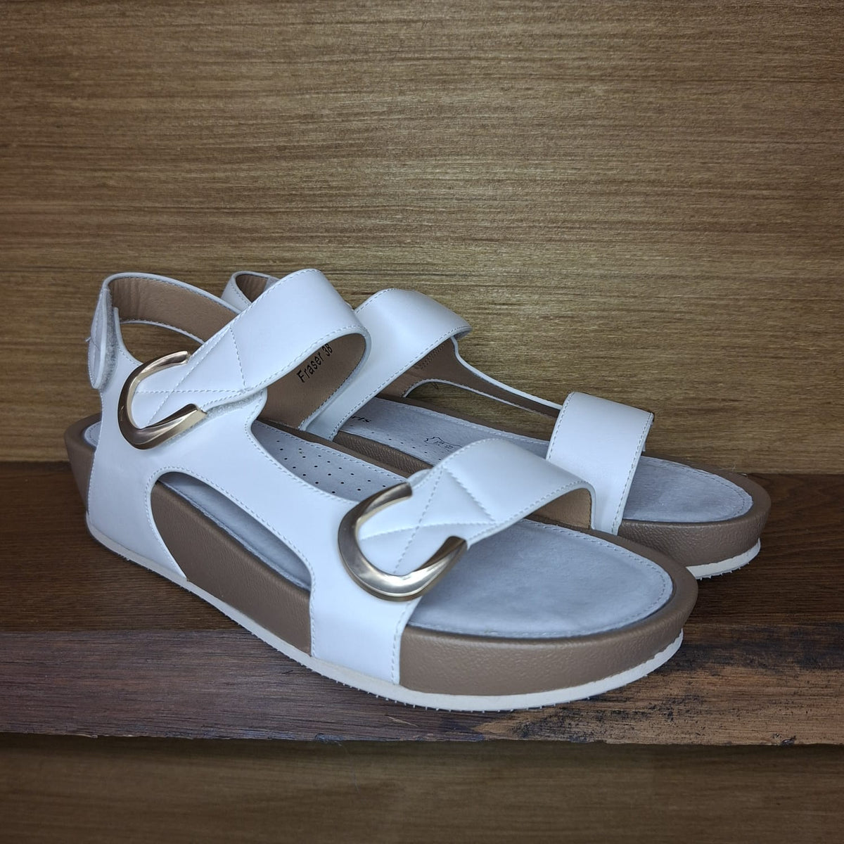 Sandalo comoda donna CC Resort FRASER white