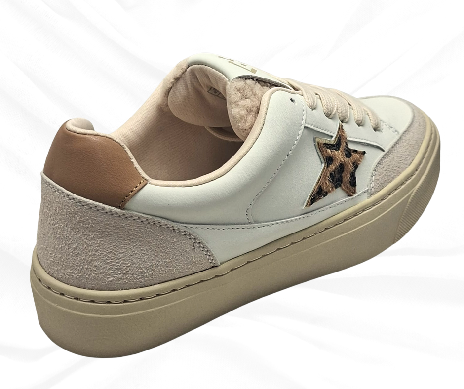 Gold&Gold GB1008 BIANCO sneaker donna con lacci