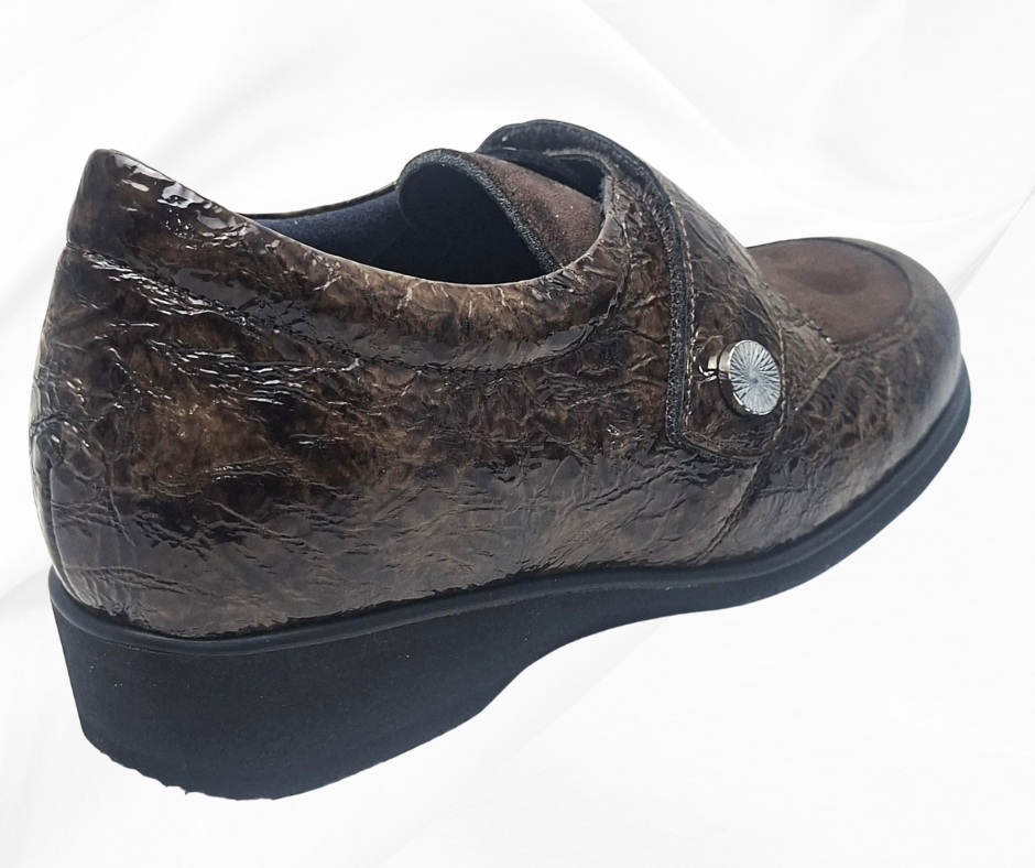 ECOSANIT GRAZIOSA CASTAGNA scarpa sanitari con stretch predisposta per plantari