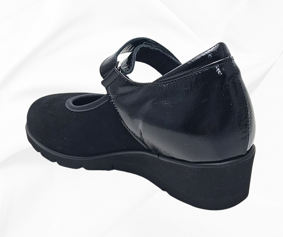 MARAL R001 NERO scarpa molto morbida con stretch predisposte per plantari