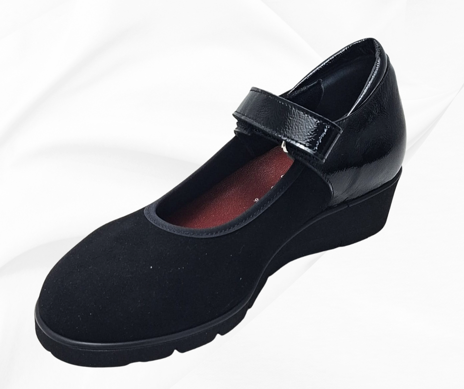 MARAL R001 NERO scarpa molto morbida con stretch predisposte per plantari