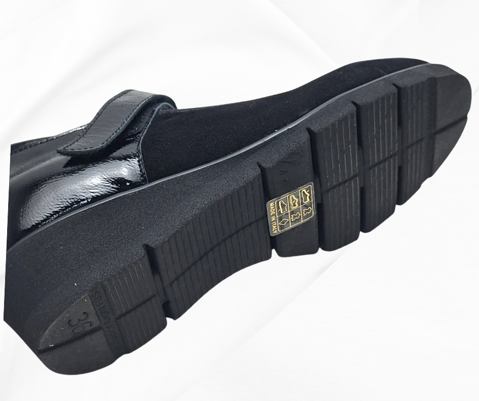 MARAL R001 NERO scarpa molto morbida con stretch predisposte per plantari