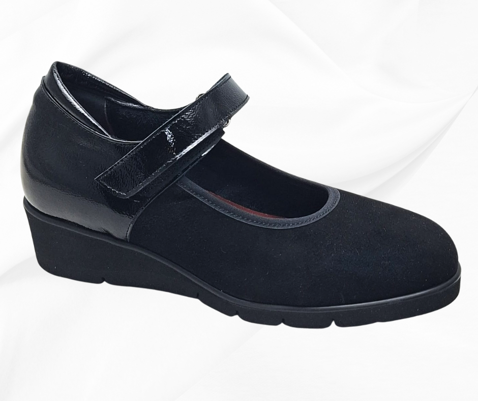MARAL R001 NERO scarpa molto morbida con stretch predisposte per plantari