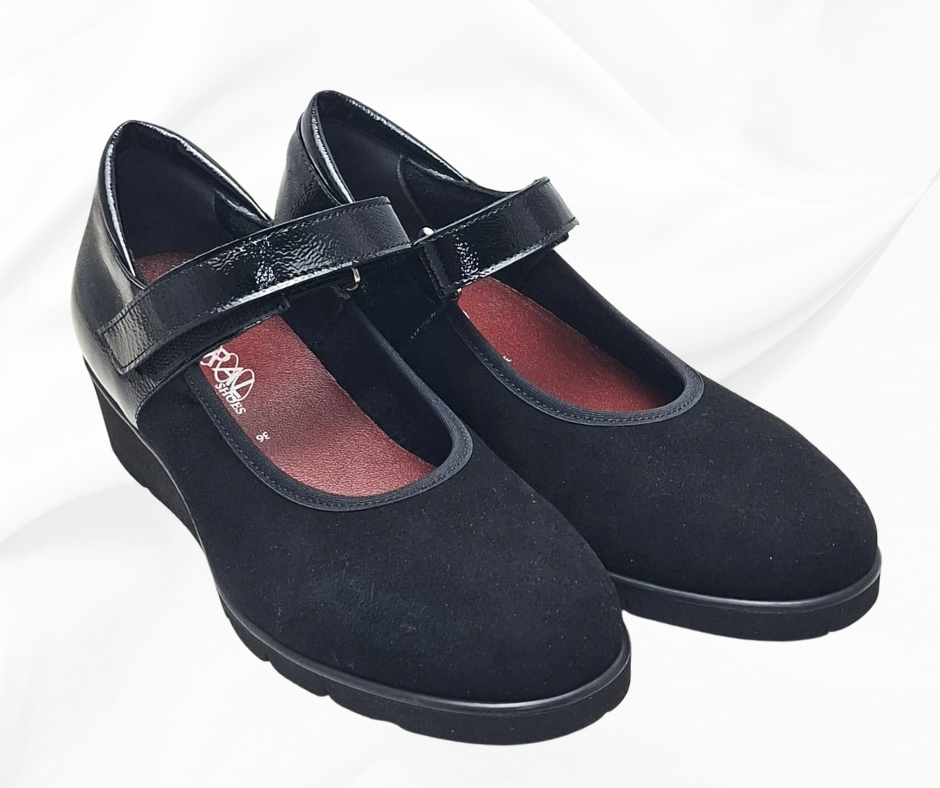 MARAL R001 NERO scarpa molto morbida con stretch predisposte per plantari