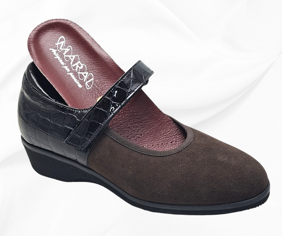 MARAL R001 TESTA DI MORO scarpa molto morbida con stretch predisposte per plantari
