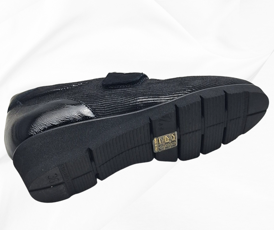 MARAL R004 NERO scarpa molto morbida con stretch predisposte per plantari