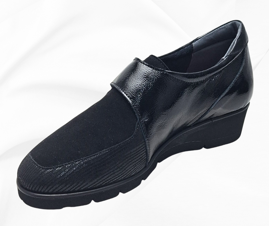 MARAL R004 NERO scarpa molto morbida con stretch predisposte per plantari