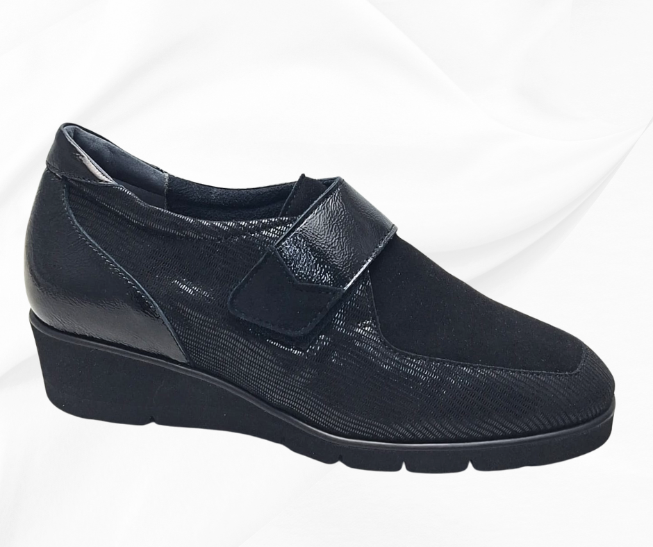 MARAL R004 NERO scarpa molto morbida con stretch predisposte per plantari