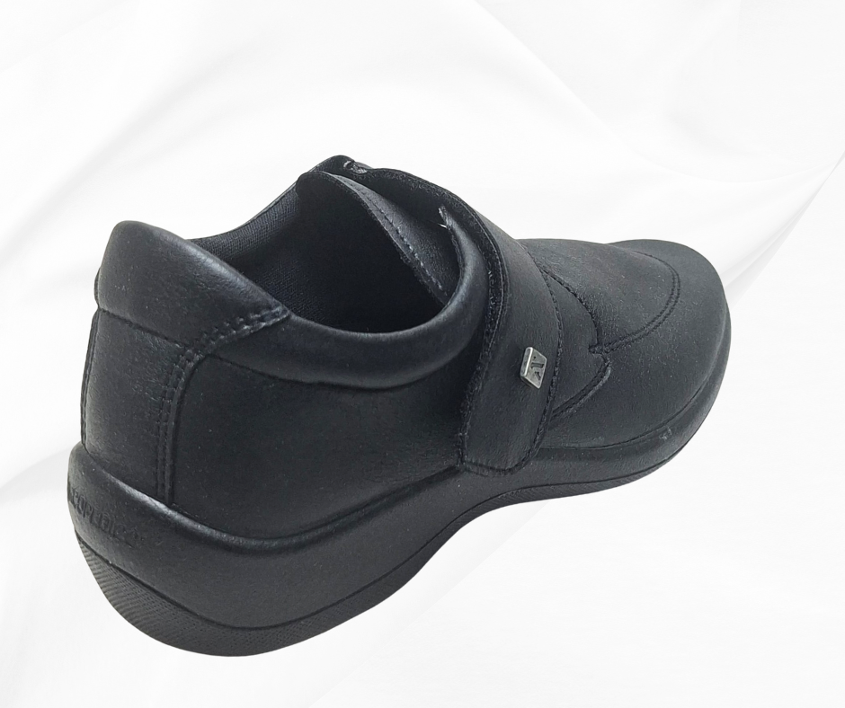 ARCOPEDICO REPOVESI BLACK scarpa ultramorbida con stretch