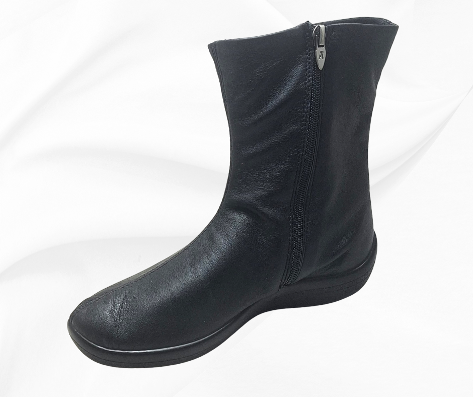 ARCOPEDICO ZION BLACK stivaletto comodo donna ultramorbido