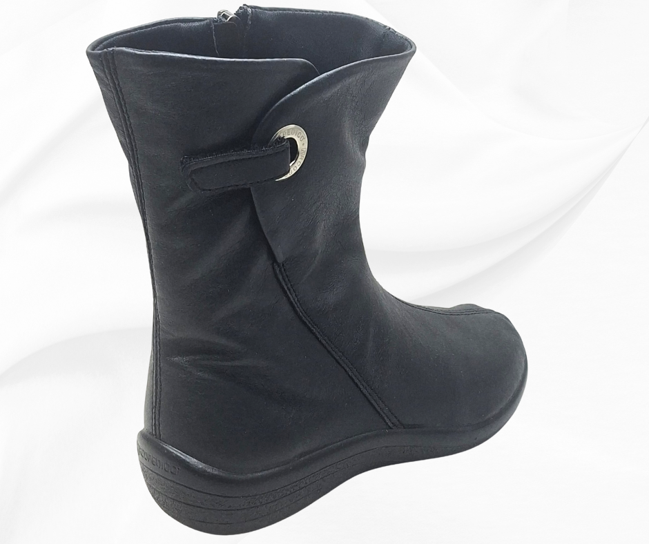 ARCOPEDICO ZION BLACK stivaletto comodo donna ultramorbido